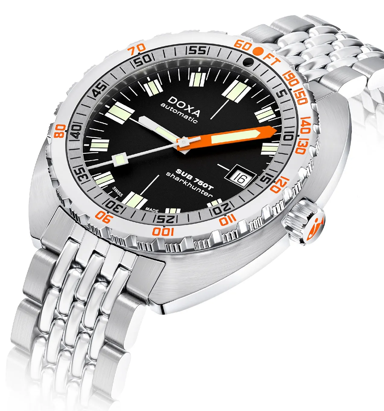 Doxa Sub 750T Sharkhunter Bracelet Watch sold by Jura Watches product image thumbnail 2