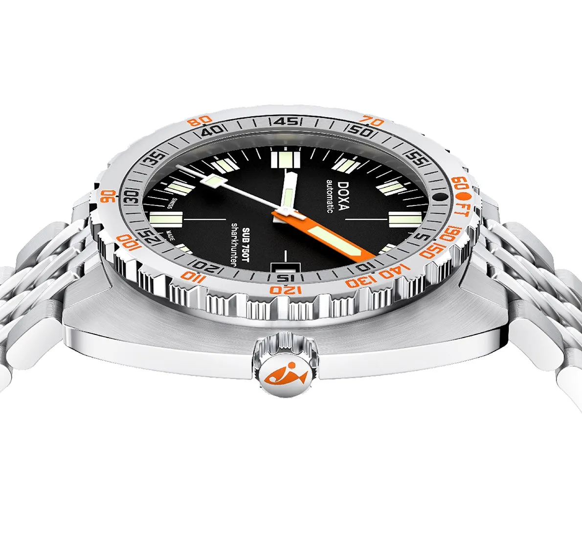 Doxa Sub 750T Sharkhunter Bracelet Watch sold by Jura Watches product image thumbnail 3