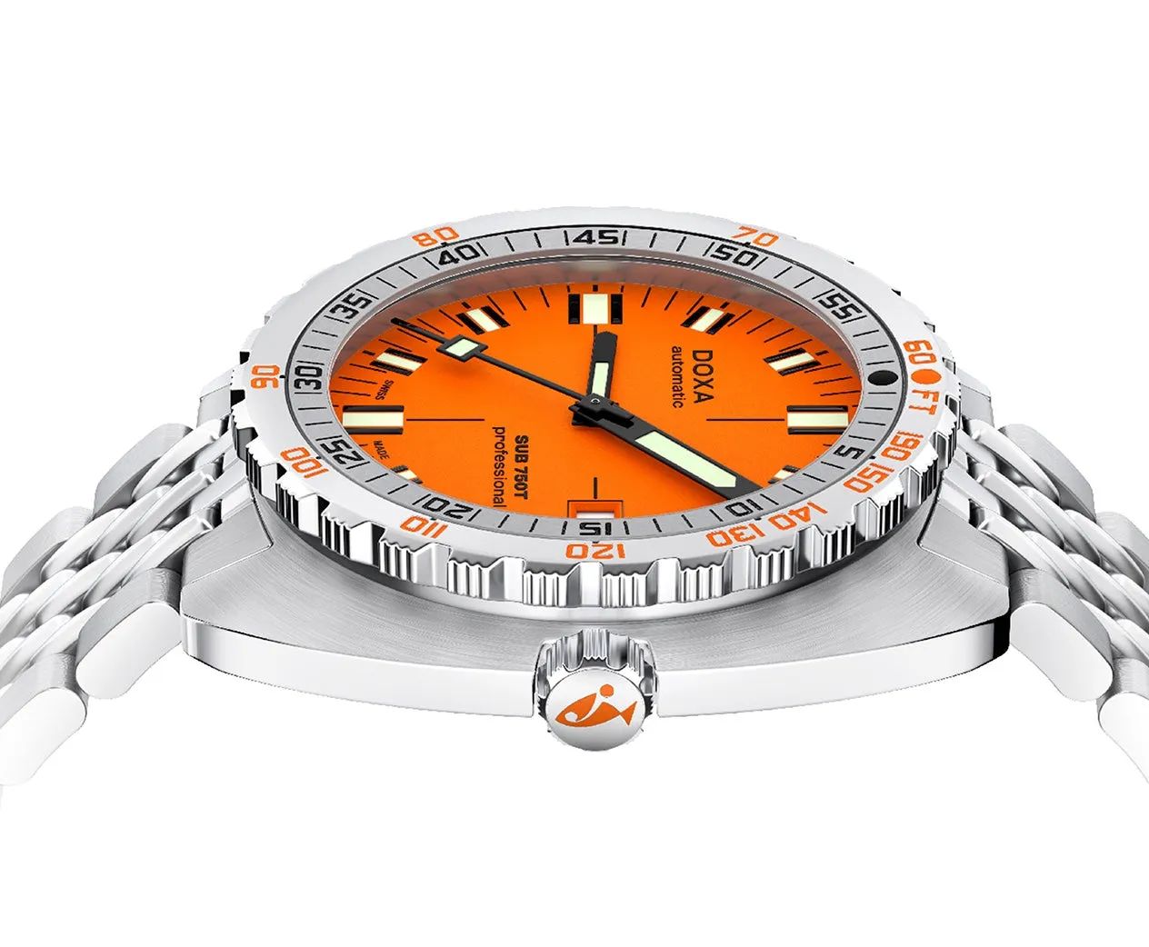 Doxa Sub 750T Professional Bracelet Watch sold by Jura Watches product image thumbnail 3