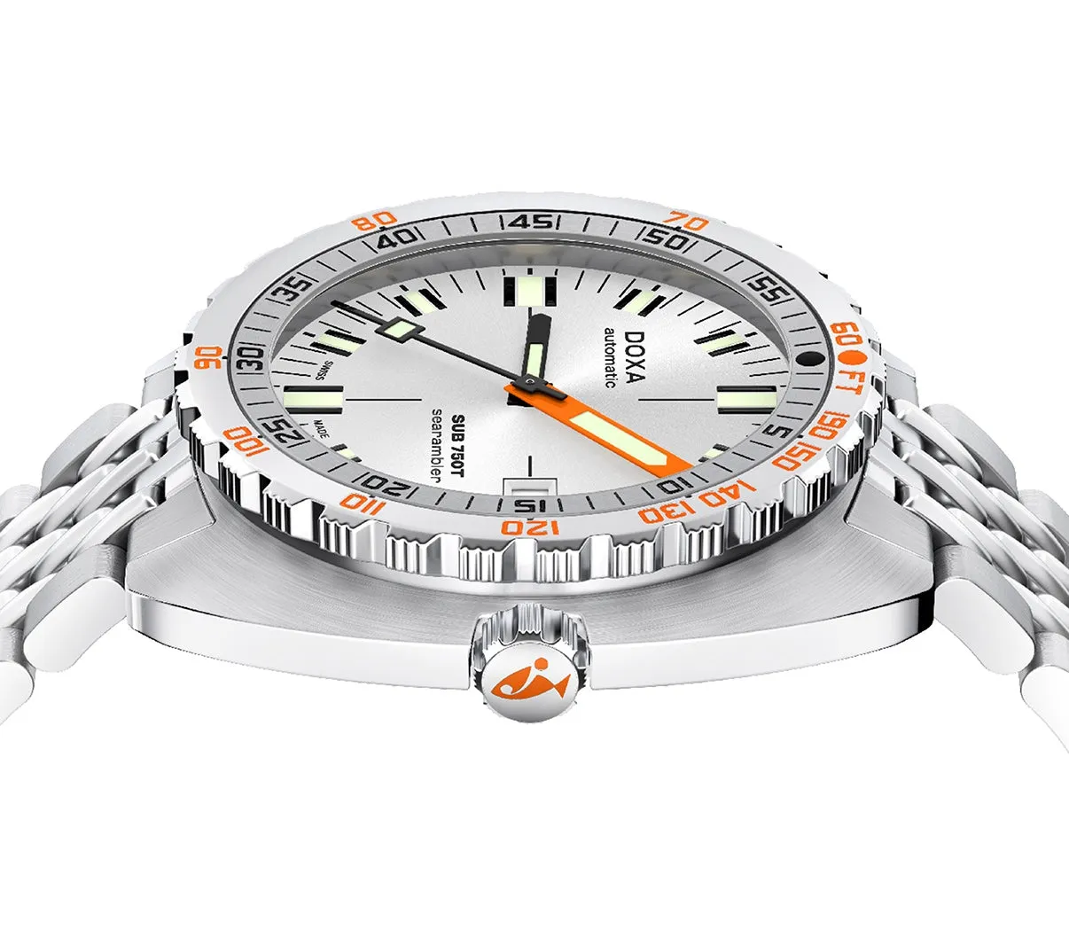 Doxa Sub 750T Searambler Bracelet Watch sold by Jura Watches product image thumbnail 3