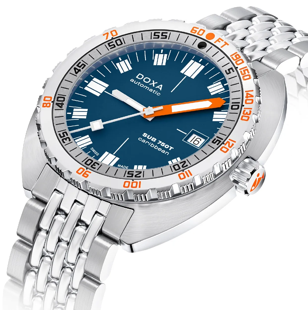 Doxa Sub 750T Caribbean Bracelet Watch sold by Jura Watches product image thumbnail 2