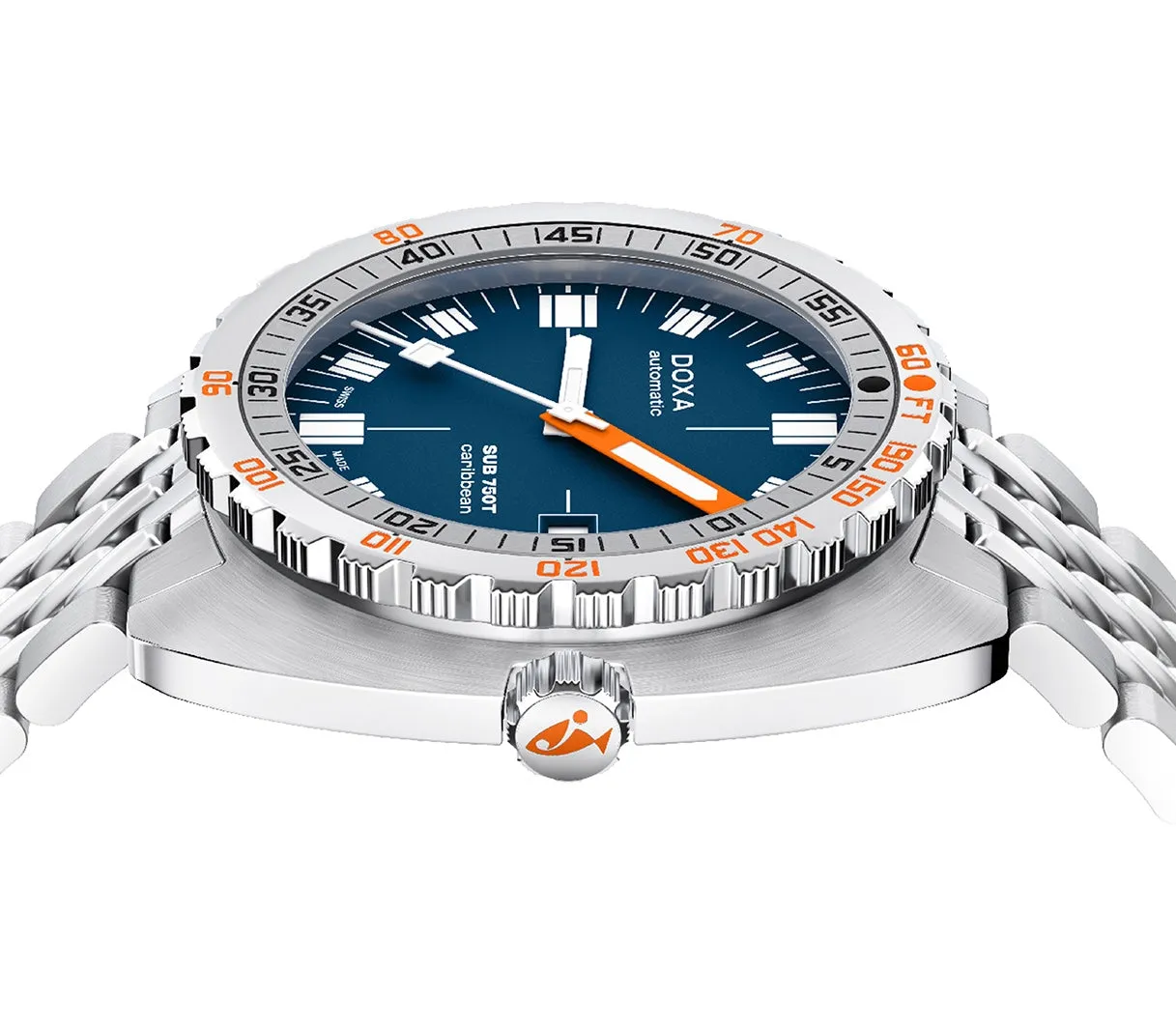 Doxa Sub 750T Caribbean Bracelet Watch sold by Jura Watches product image thumbnail 3