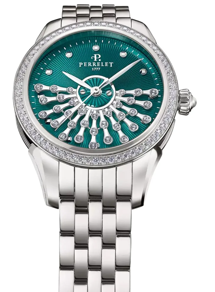 Perrelet Josephine Vert Imperial Diamond Watch Pre-Order sold by Jura Watches product image thumbnail 3