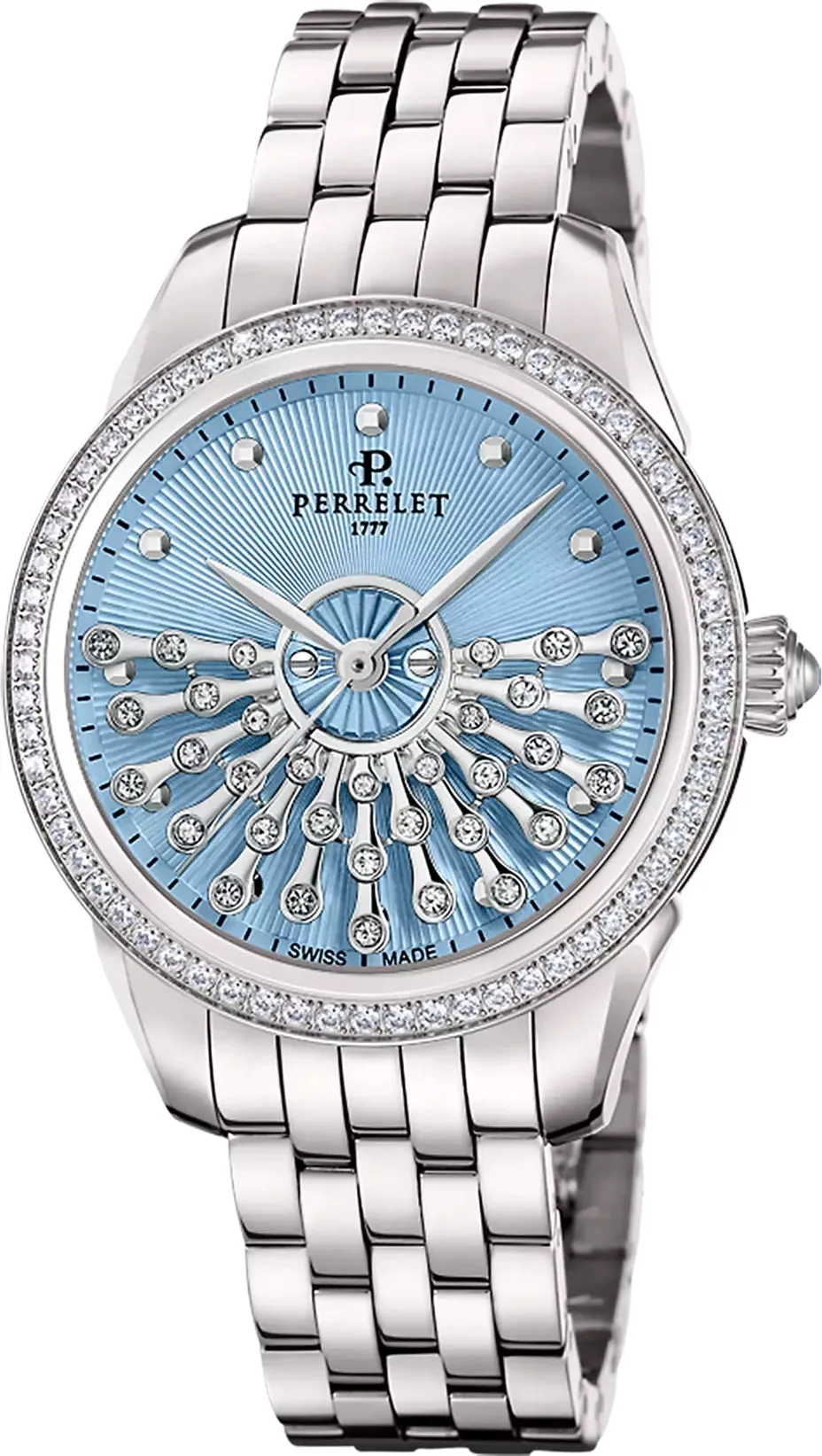Perrelet Josephine Bleu de Saxe Diamond Watch Pre-Order sold by Jura Watches