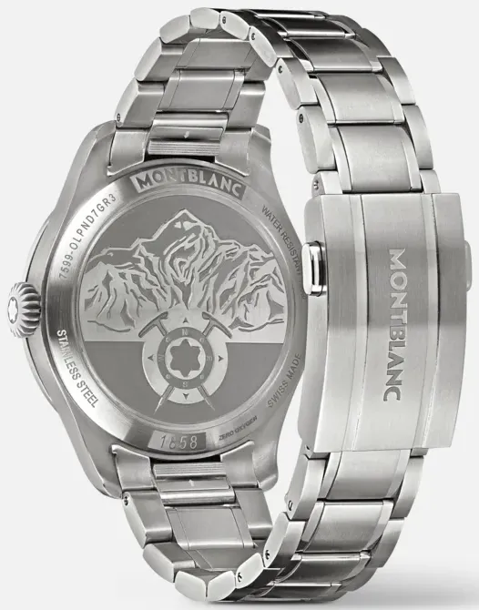 Montblanc Ex-Display 1858 Automatic Date 0 Oxygen Watch sold by Jura Watches product image thumbnail 4