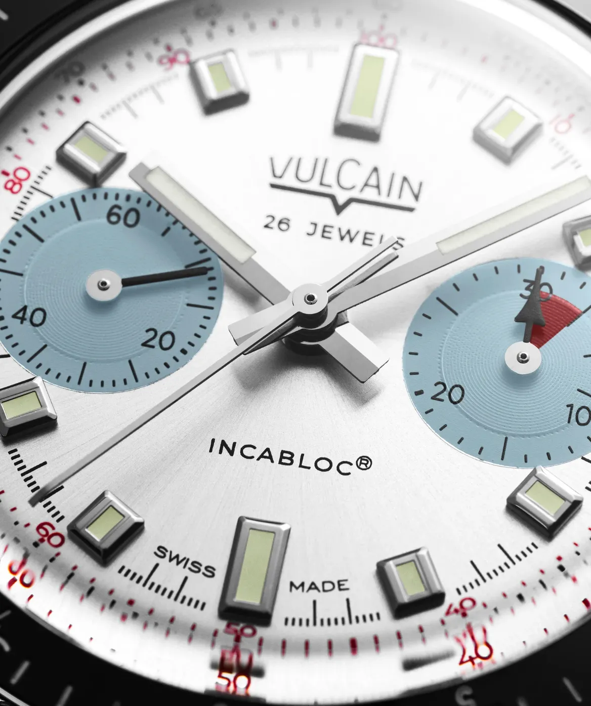 Vulcain Skindiver Chronograph Ice Blue Rubber Limited Edition Watch sold by Jura Watches product image thumbnail 4