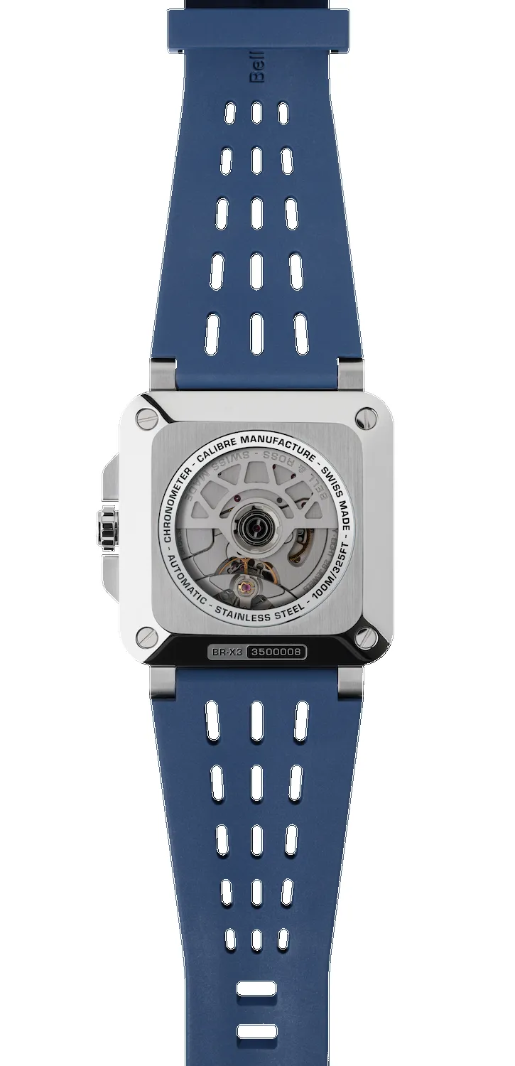 Bell & Ross BR X3 Blue Steel Watch sold by Jura Watches product image thumbnail 4