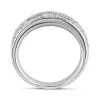 18ct White Gold Diamond Baguette Cut Half Eternity Ring sold by Jura Watches