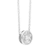 18ct White Gold Diamond Princess and Marquise Cut Round Cluster Necklace sold by Jura Watches