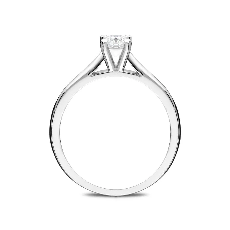 Platinum 0.25ct Diamond Brilliant Cut Solitaire Ring sold by Jura Watches product image thumbnail 2