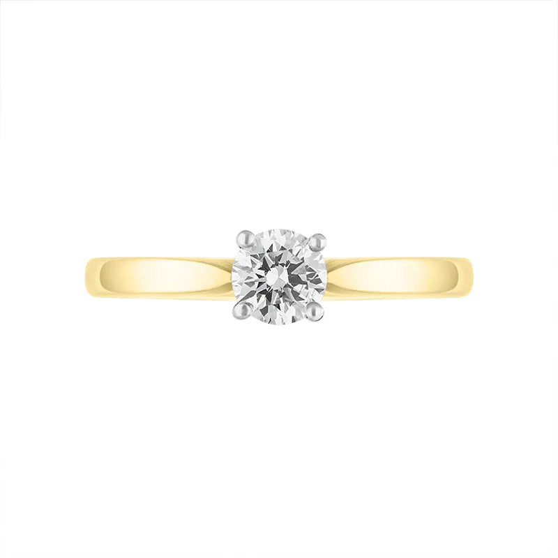 18ct Yellow Gold 0.70ct Diamond Round Brilliant Cut Solitaire Ring sold by Jura Watches product image thumbnail 2