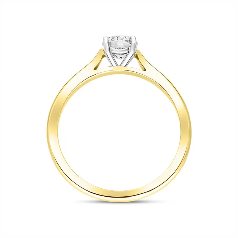 18ct Yellow Gold 1.06ct Diamond Round Brilliant Cut Solitaire Ring sold by Jura Watches product image thumbnail 3