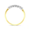 18ct Yellow Gold 0.17ct Diamond Half Eternity Ring sold by Jura Watches