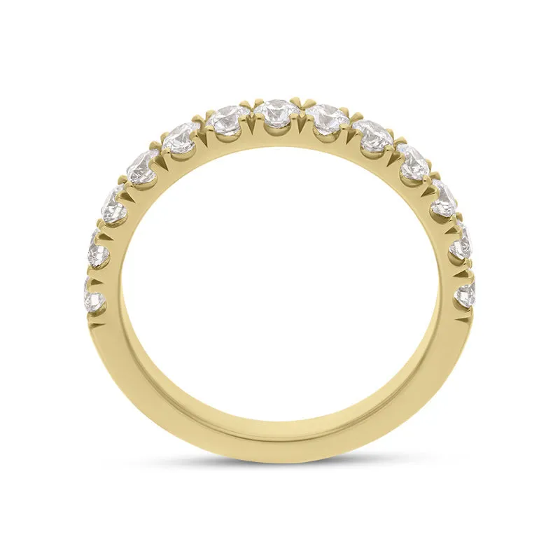 18ct Yellow Gold 0.75ct Diamond Half Eternity Ring sold by Jura Watches product image thumbnail 3