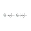 18ct White Gold 0.31ct Emerald Diamond Cluster Earrings sold by Jura Watches