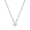 18ct White Gold 0.50ct Diamond Round Brilliant Cut Solitaire Slider Pendant sold by Jura Watches