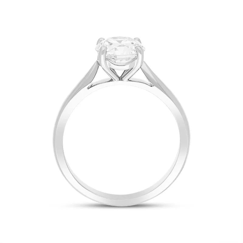Platinum 1.50ct Diamond Round Brilliant Cut Solitaire Ring sold by Jura Watches product image thumbnail 3