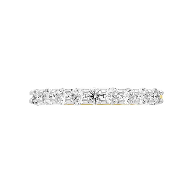 18ct Yellow Gold 0.50ct Diamond Nine Stone Half Eternity Ring sold by Jura Watches product image thumbnail 3