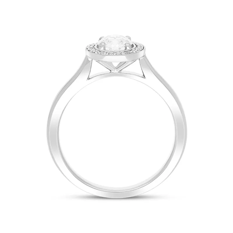 Platinum 0.61ct Diamond Round Cluster Ring sold by Jura Watches product image thumbnail 3