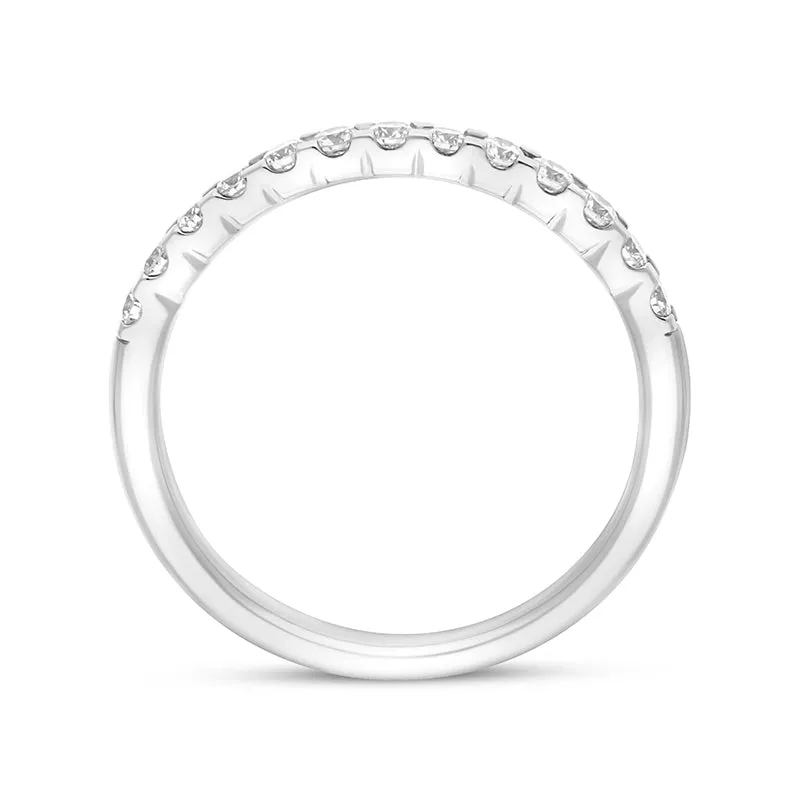 Platinum 0.34ct Diamond Half Eternity Ring sold by Jura Watches product image thumbnail 3