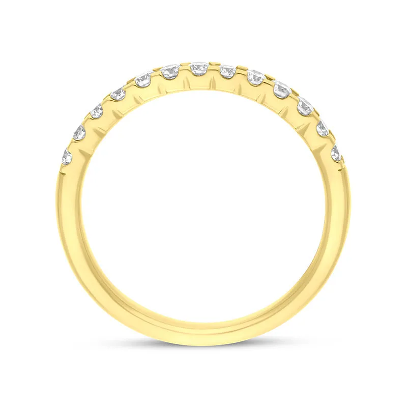 18ct Yellow Gold Diamond Half Eternity Ring sold by Jura Watches product image thumbnail 2