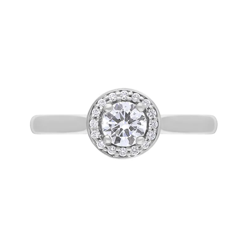 Platinum 0.37ct Diamond Round Cluster Ring sold by Jura Watches product image thumbnail 2