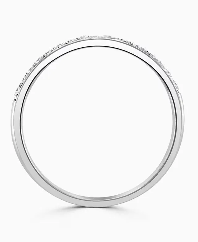 18ct White Gold 0.15ct Diamond Eternity Ring sold by Jura Watches product image thumbnail 3