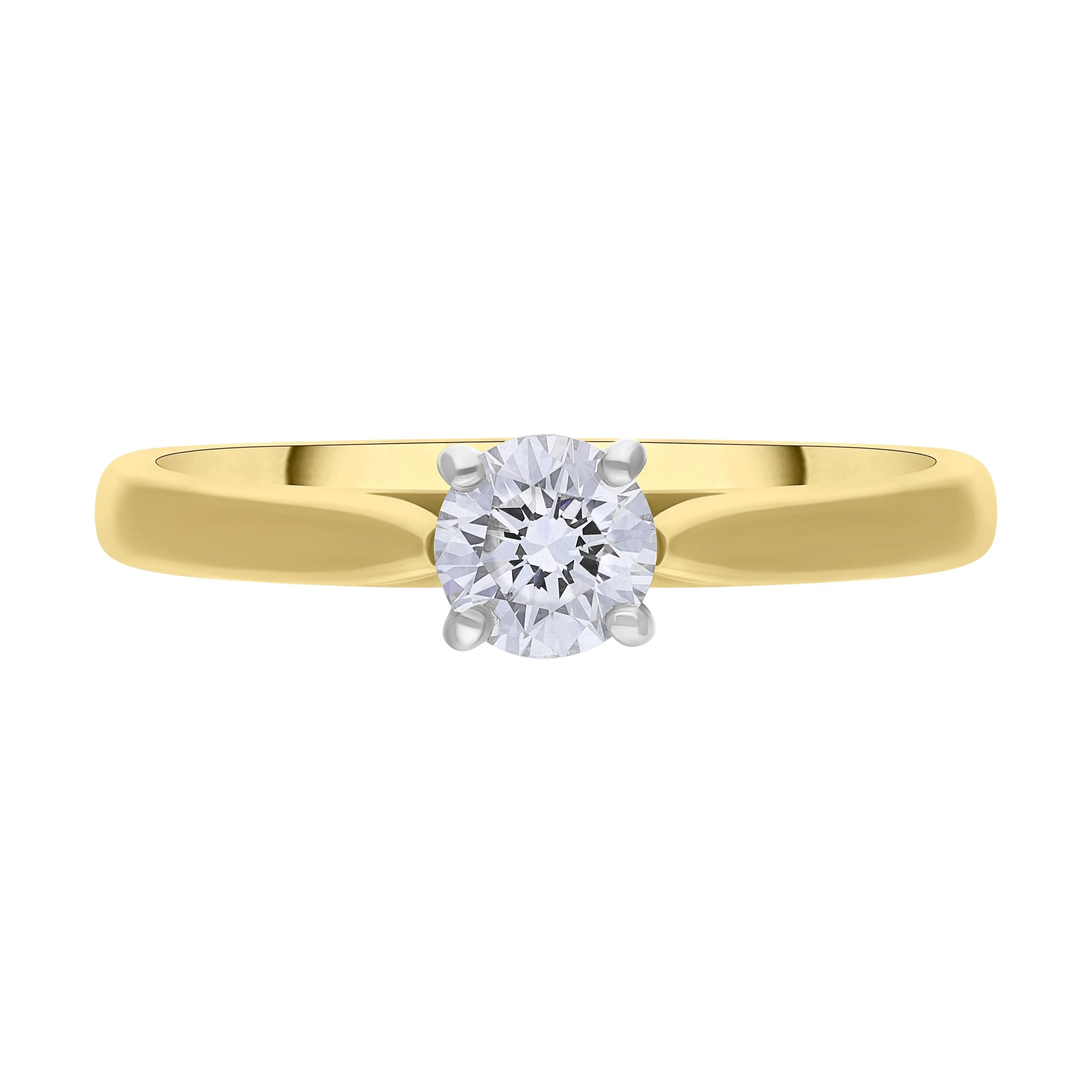 18ct Yellow Gold 0.46ct Diamond GIA Certified Solitaire Ring sold by Jura Watches product image thumbnail 2