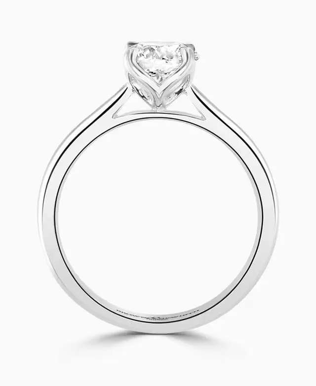 9ct White Gold 1.00ct Laboratory Grown Diamond Solitaire Engagement Ring sold by Jura Watches product image thumbnail 3