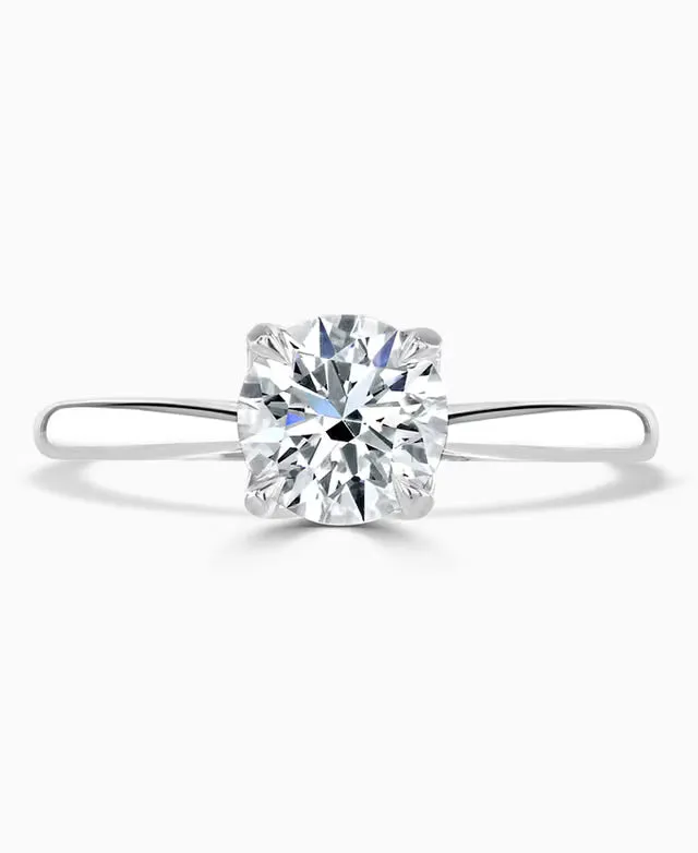 9ct White Gold 1.00ct Laboratory Grown Diamond Solitaire Engagement Ring sold by Jura Watches product image thumbnail 2