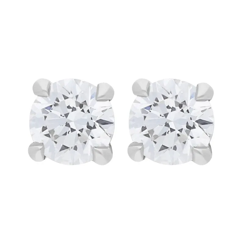 18ct White Gold 0.15ct Diamond Earrings sold by Jura Watches