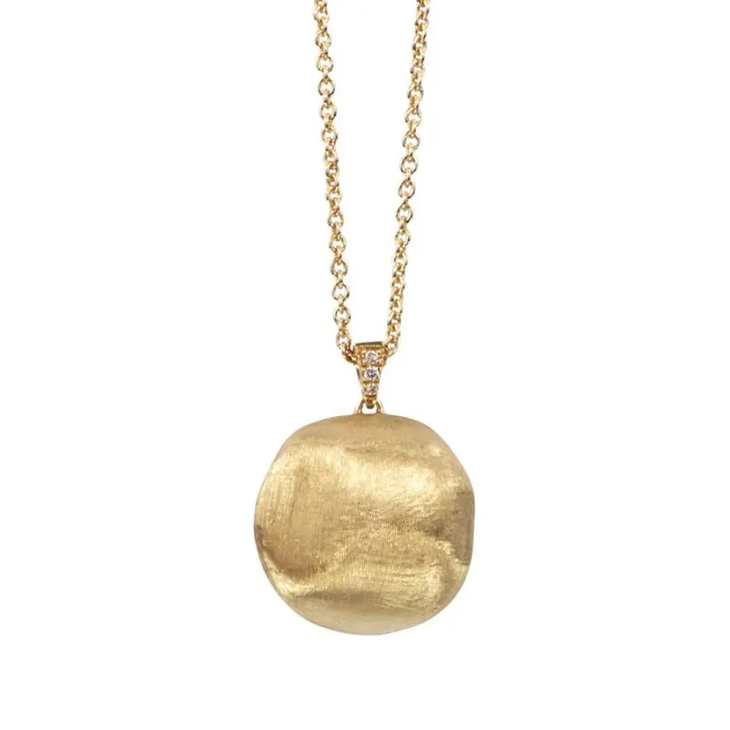 Marco Bicego Africa 18ct Yellow Gold Diamond Necklace sold by Jura Watches