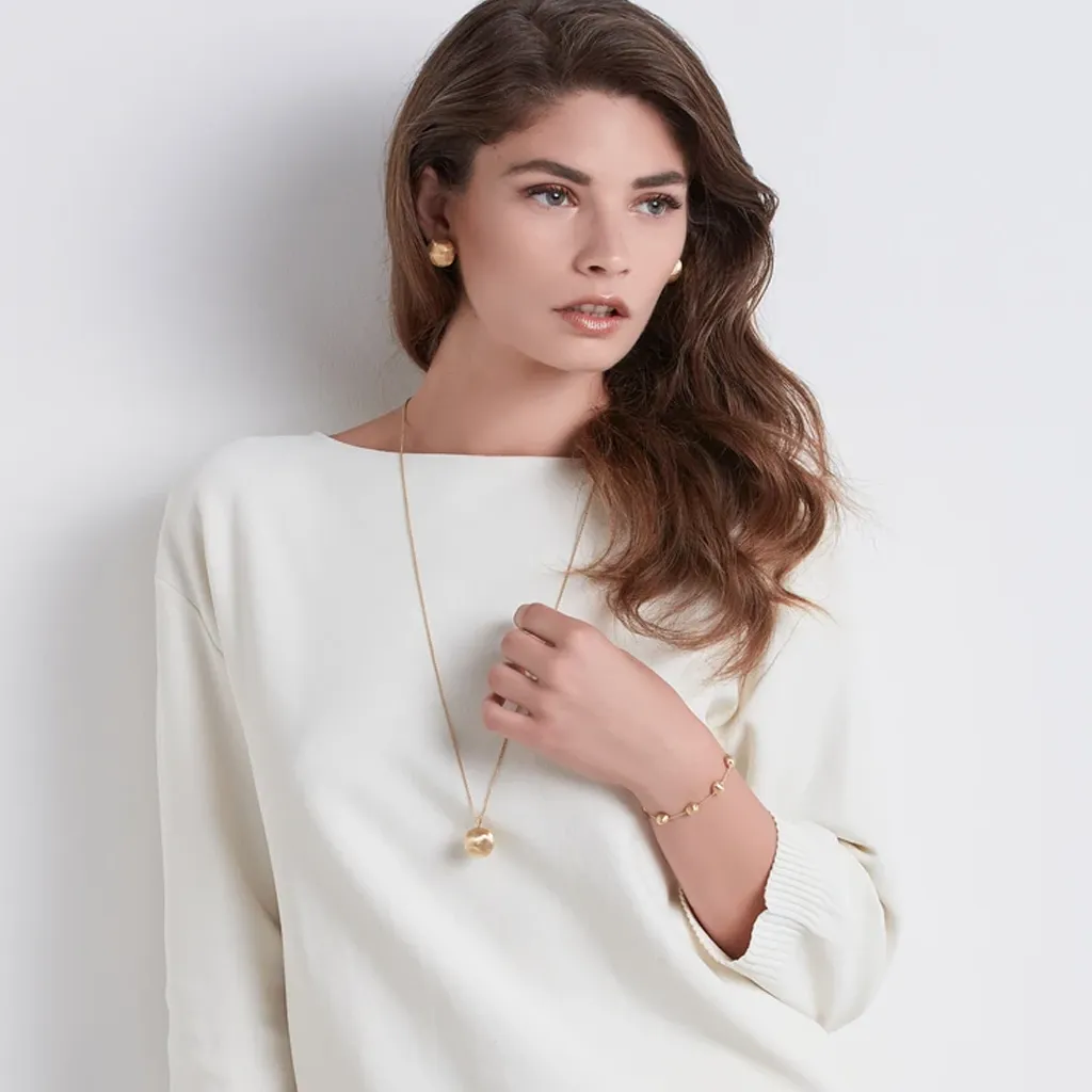 Marco Bicego Africa 18ct Yellow Gold Diamond Necklace sold by Jura Watches product image thumbnail 2