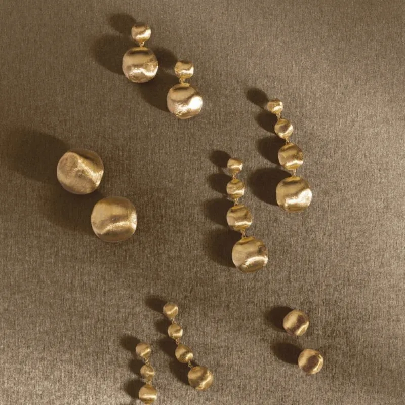 Marco Bicego Africa 18ct Yellow Gold Drop Stud Earrings sold by Jura Watches product image thumbnail 4