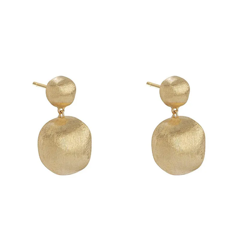 Marco Bicego Africa 18ct Yellow Gold Drop Stud Earrings sold by Jura Watches product image thumbnail 2