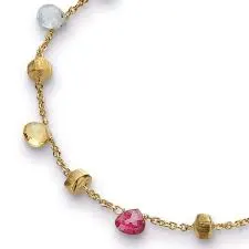 Marco Bicego Paradise 18ct Yellow Gold Mixed Stone Bracelet sold by Jura Watches product image thumbnail 2