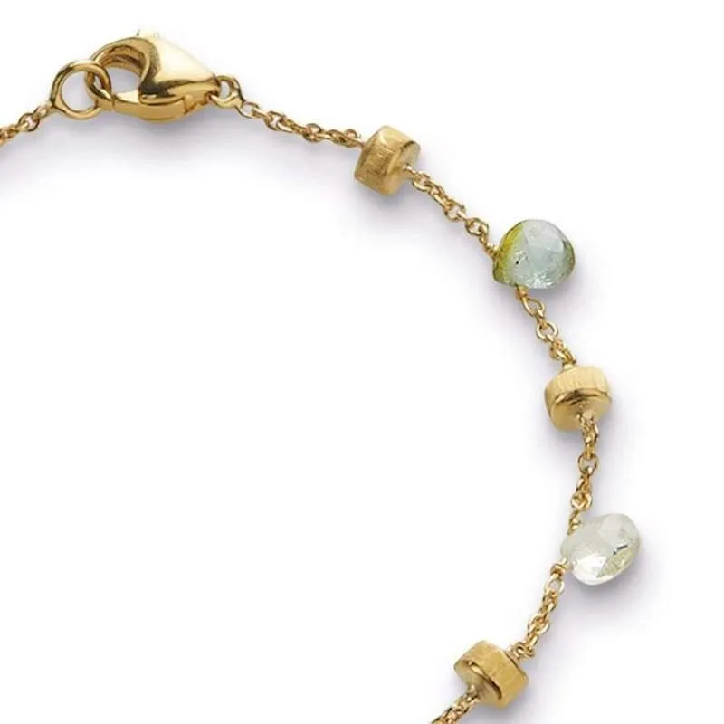 Marco Bicego Paradise 18ct Yellow Gold Mixed Stone Bracelet sold by Jura Watches product image thumbnail 3