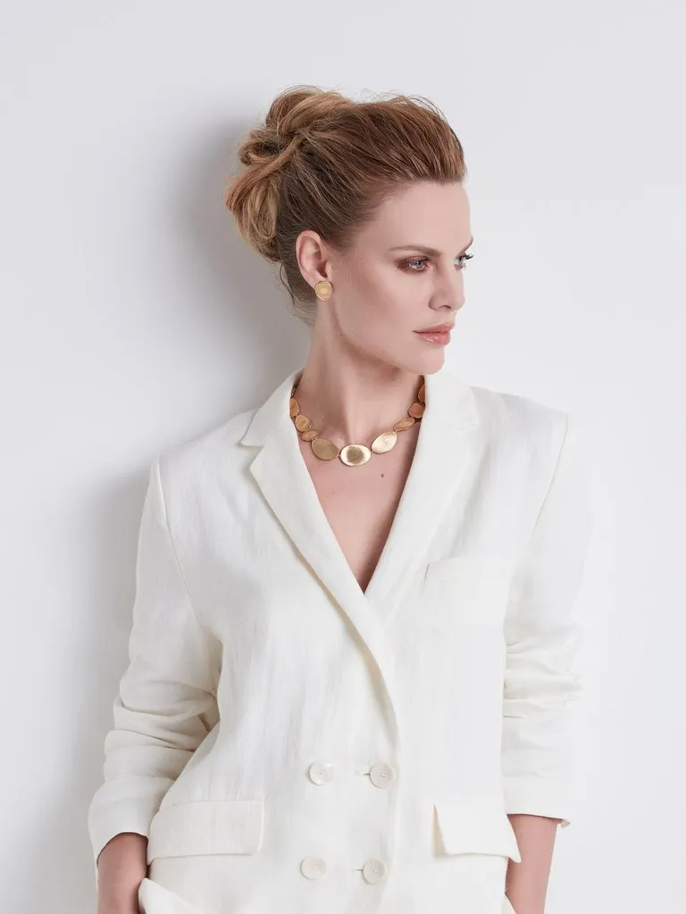 Marco Bicego Lunaria 18ct Yellow Gold Oval Necklace sold by Jura Watches product image thumbnail 2