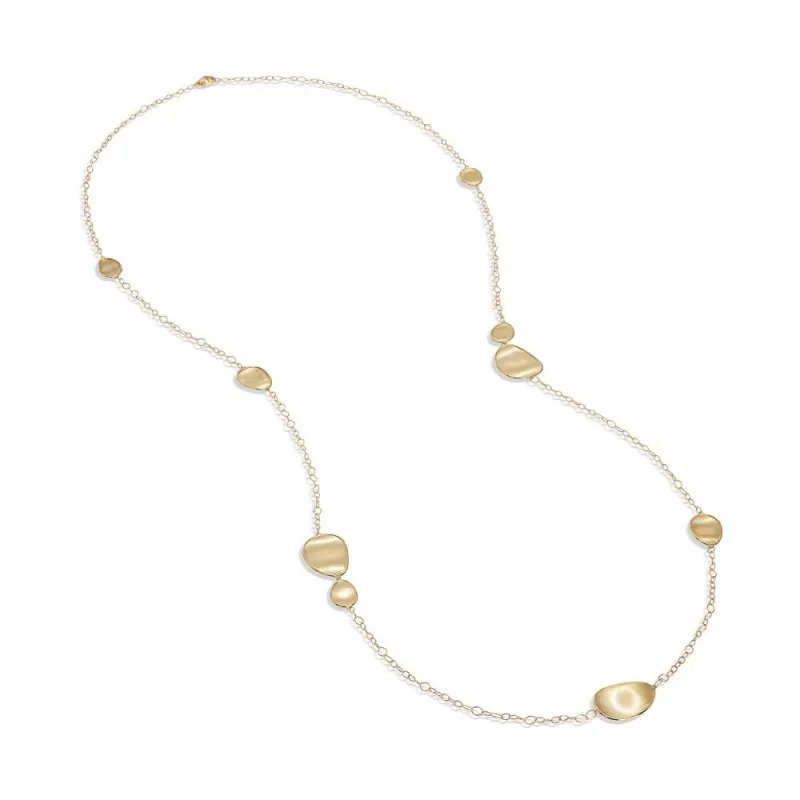 Marco Bicego Lunaria 18ct Yellow Gold Long Necklace sold by Jura Watches