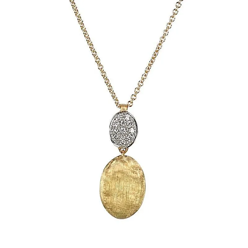 Marco Bicego Siviglia 18ct Yellow Gold 0.10ct Diamond Necklace sold by Jura Watches product image thumbnail 3