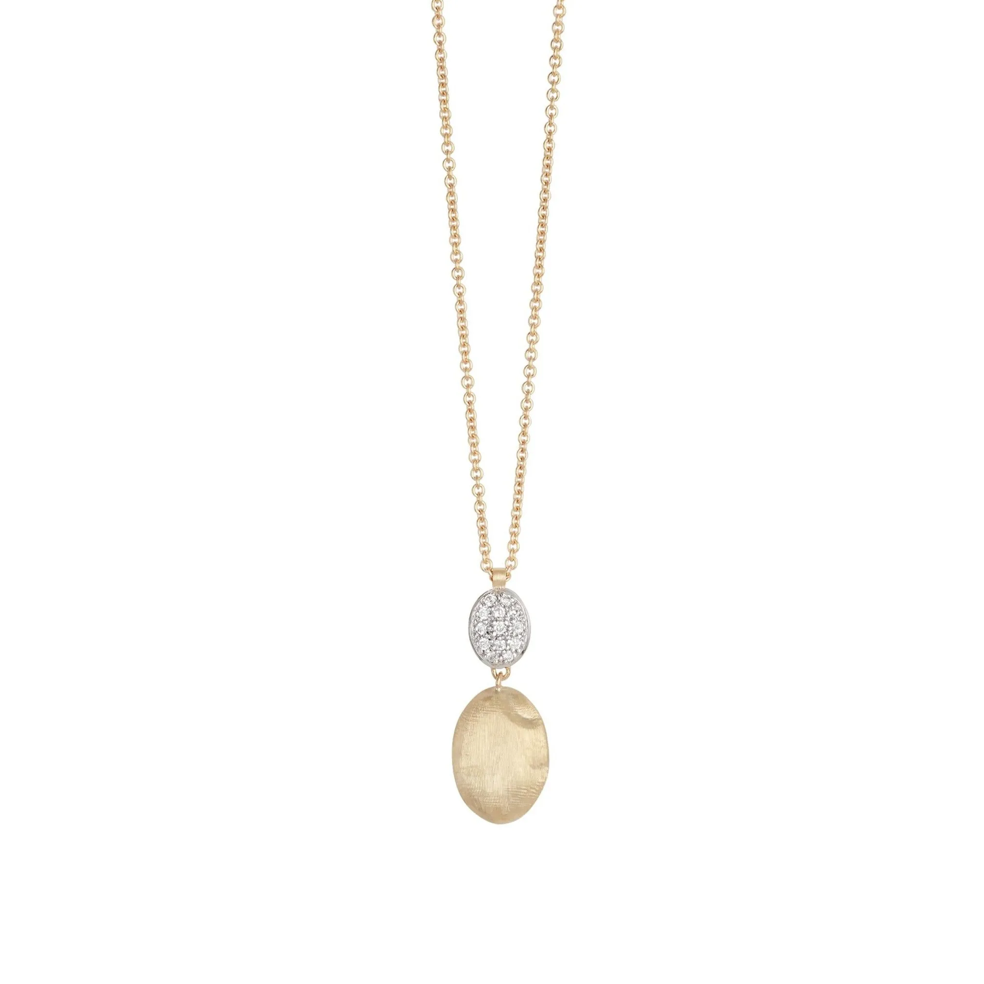 Marco Bicego Siviglia 18ct Yellow Gold 0.10ct Diamond Necklace sold by Jura Watches product image thumbnail 2