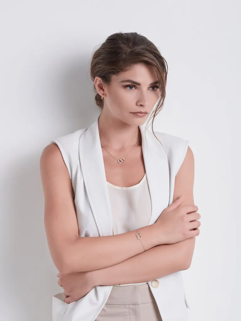 Marco Bicego Delicati 18ct Yellow Gold 0.14ct Diamond Bracelet sold by Jura Watches product image thumbnail 2