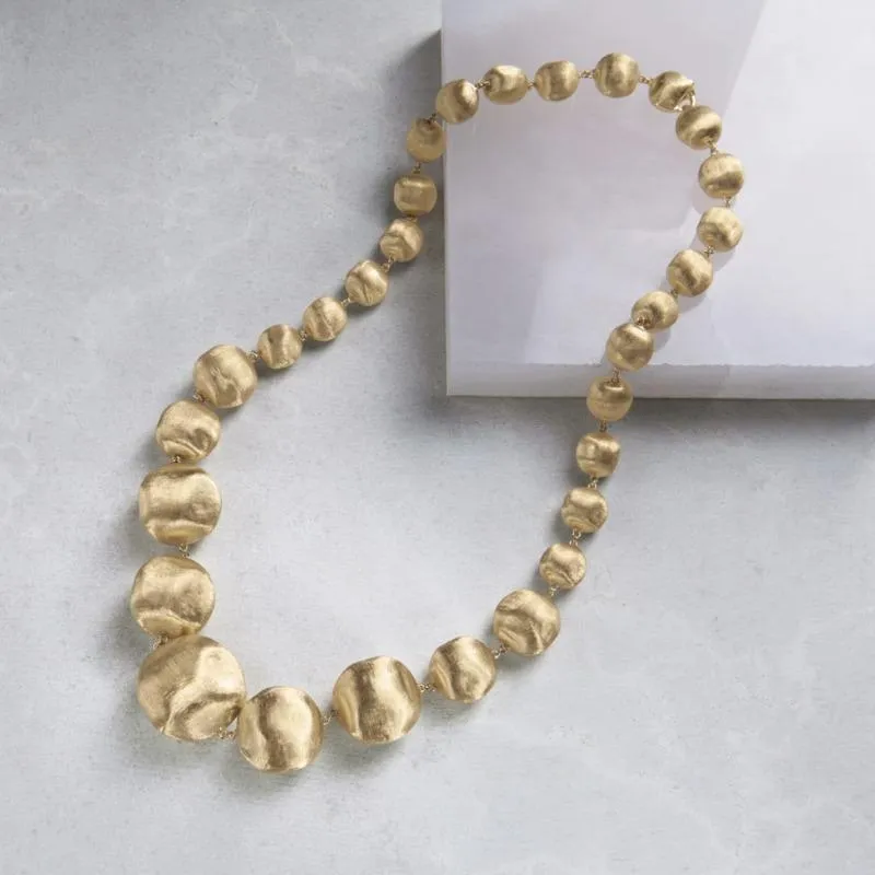 Marco Bicego Africa 18ct Yellow Gold Bead Necklace sold by Jura Watches product image thumbnail 4