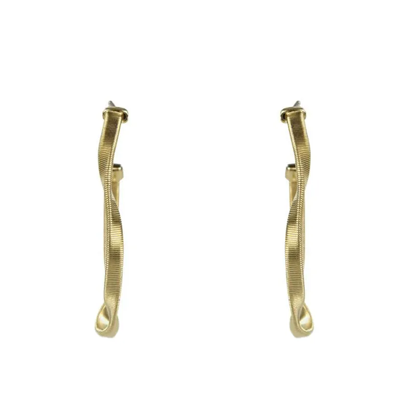 Marco Bicego Marrakech 18ct Yellow Gold Hoop Earrings sold by Jura Watches