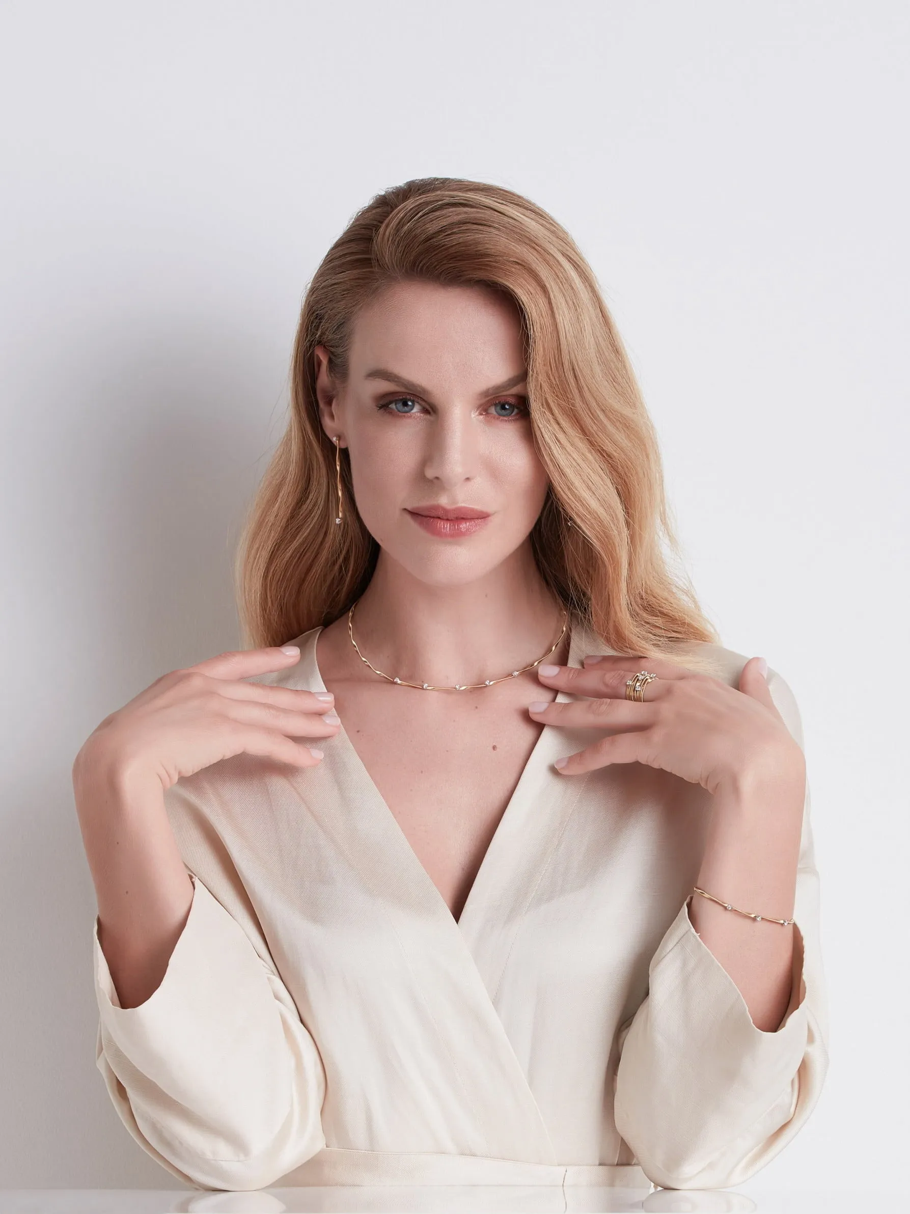 Marco Bicego Marrakech 18ct Yellow Gold 0.25ct Diamond Necklace sold by Jura Watches product image thumbnail 2