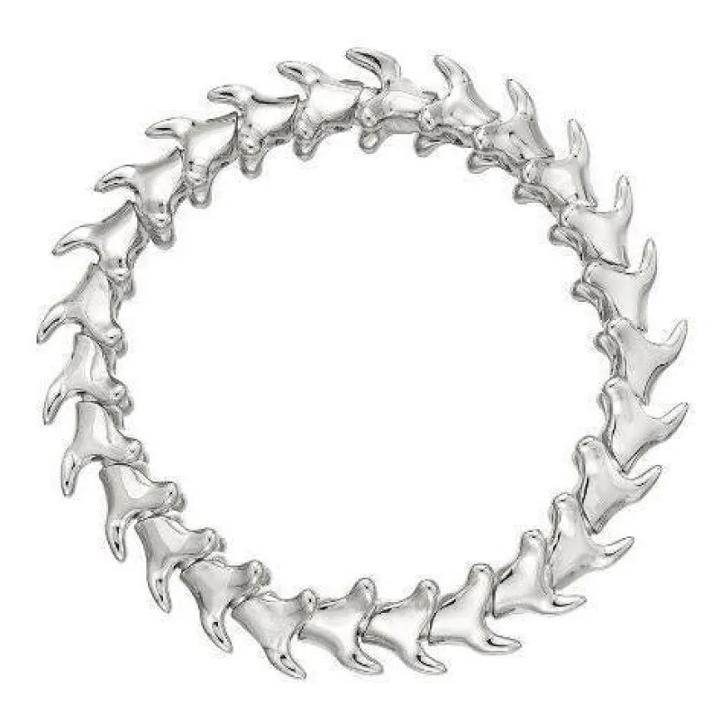 Shaun Leane Serpent Trace Sterling Silver Wide Bracelet sold by Jura Watches