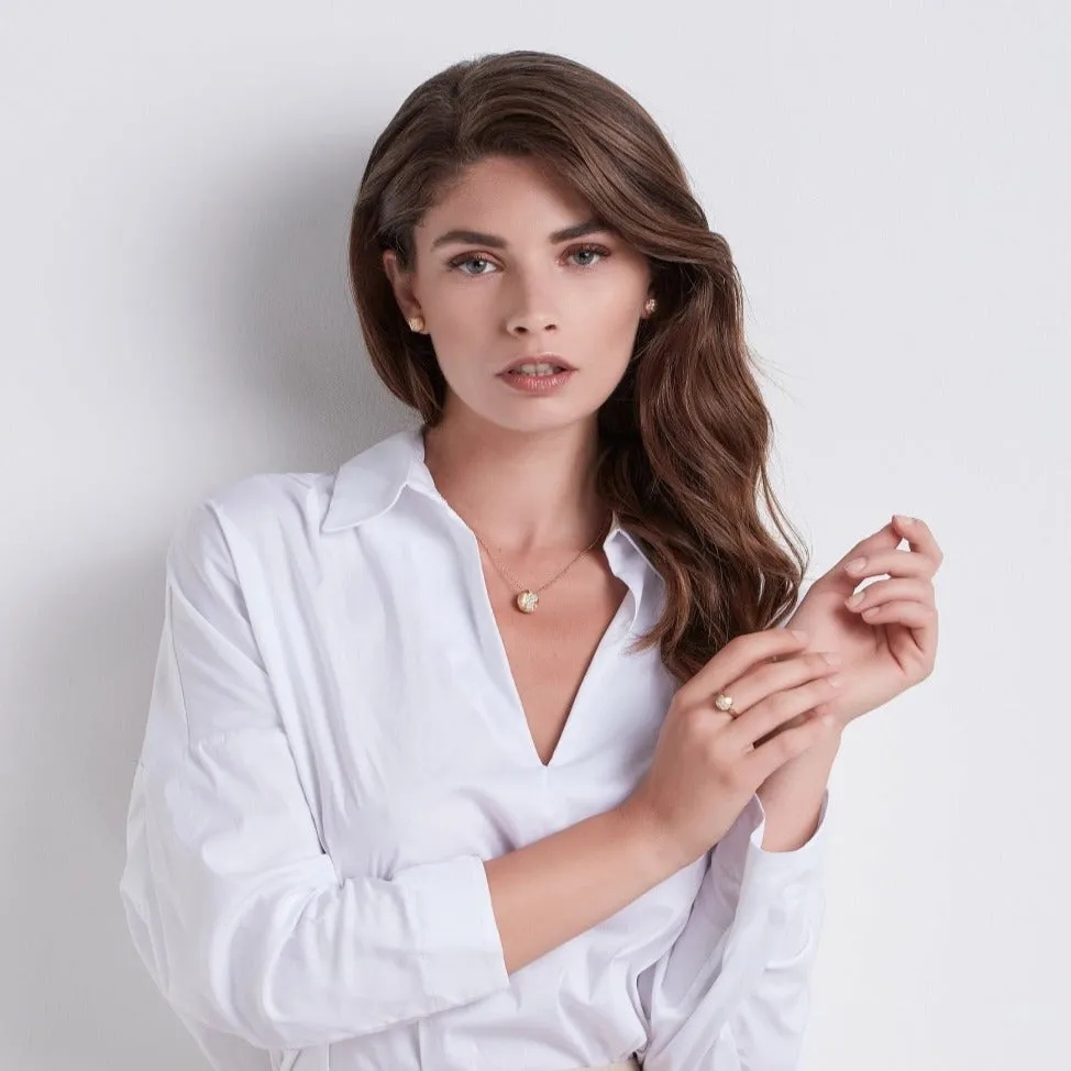 Marco Bicego Africa 18ct Yellow Gold Diamond Stud Earrings sold by Jura Watches product image thumbnail 2