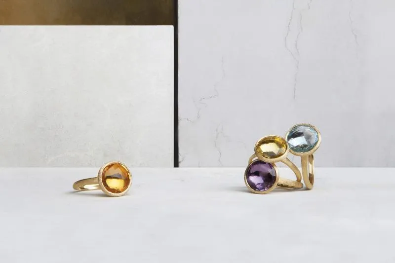 Marco Bicego Jaipur 18ct Yellow Gold Topaz Ring sold by Jura Watches product image thumbnail 2