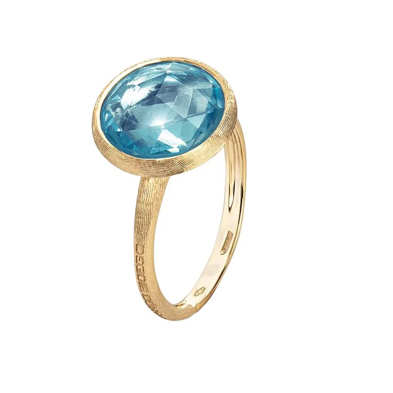Marco Bicego Jaipur 18ct Yellow Gold Topaz Ring sold by Jura Watches