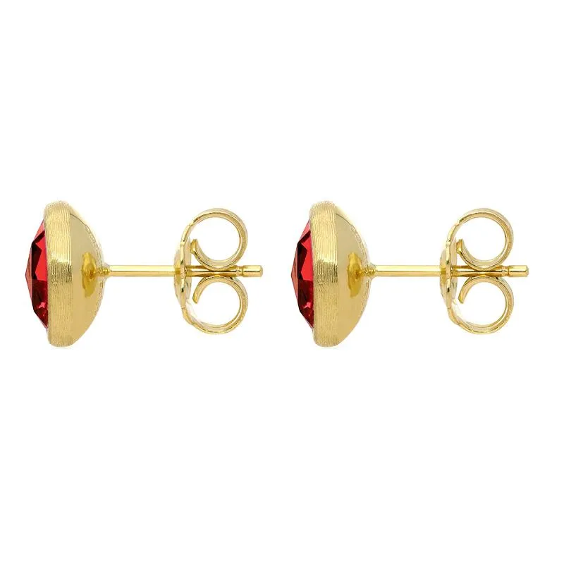 Marco Bicego Jaipur 18ct Yellow Gold Garnet Stud Earrings sold by Jura Watches product image thumbnail 2